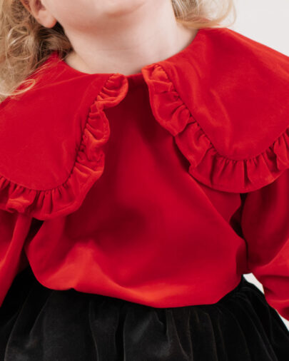 Lizzie Blouse - Velvet