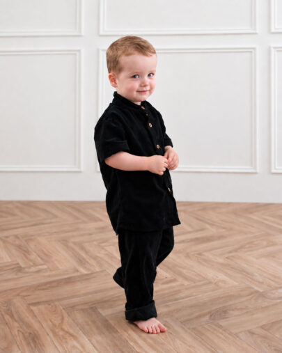 Velvet Shirt - Short Sleeve
